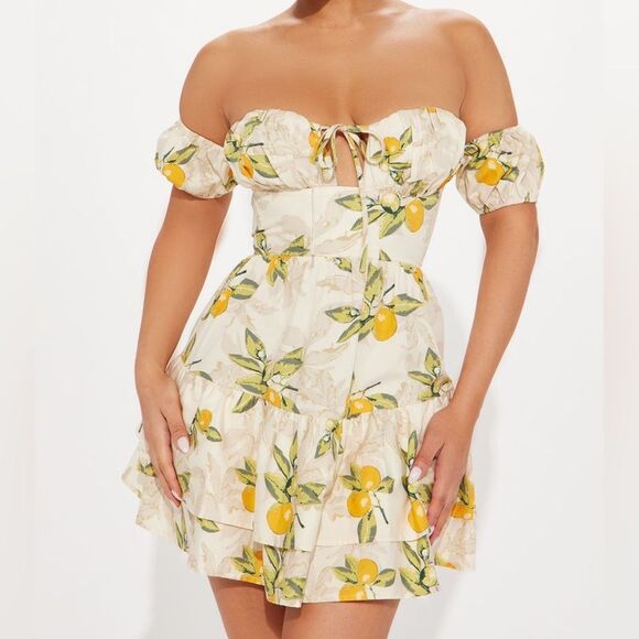 Fashion Nova Amalfi Coast Mini Dress NWT - Picture 1 of 9
